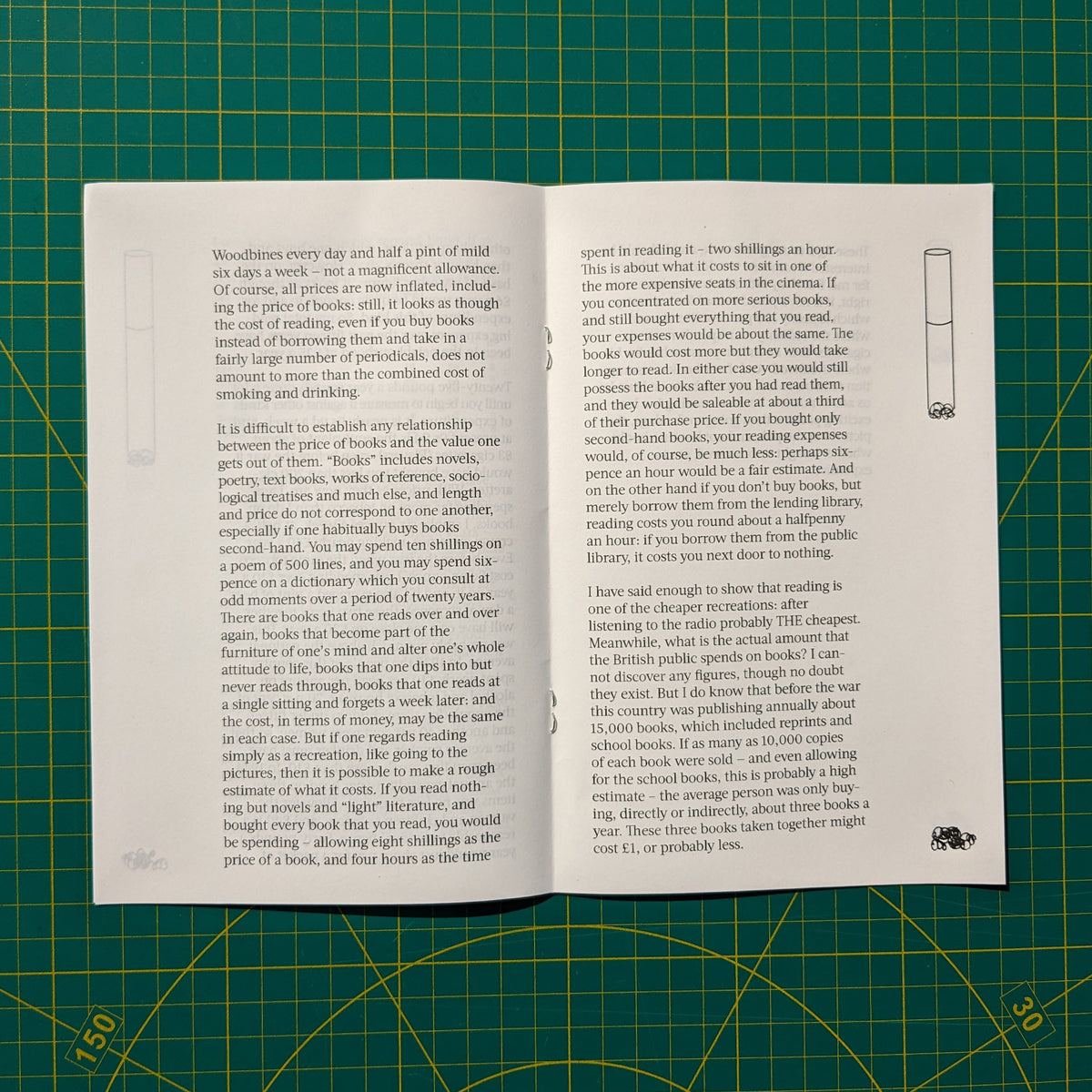 Books v. Cigarettes by George Orwell – Burley Fisher Books