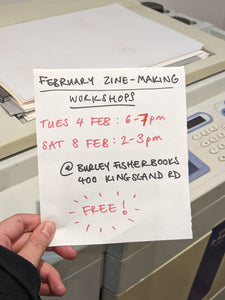 Zine-Making Workshop w/Burley Fisher Community Press