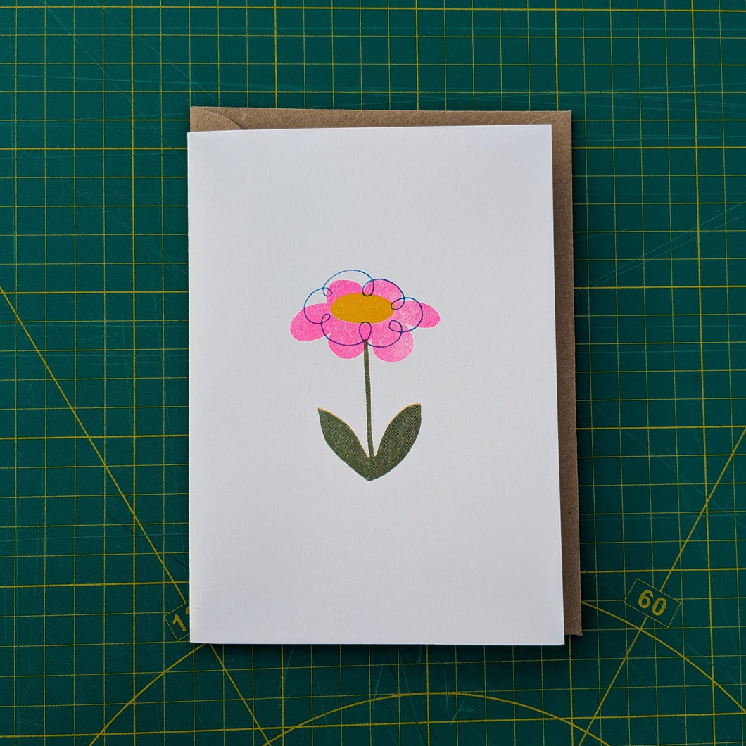 Flower (greetings card)