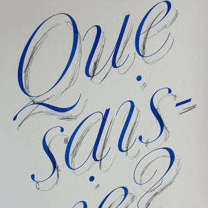 'Que Sais-Je?' Poster