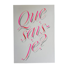 Load image into Gallery viewer, &#39;Que Sais-Je?&#39; Poster
