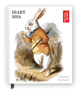 British Library: Children's Illustrators 2024 Desk Diary - Week to View, Illustrated on every page-9781804174937