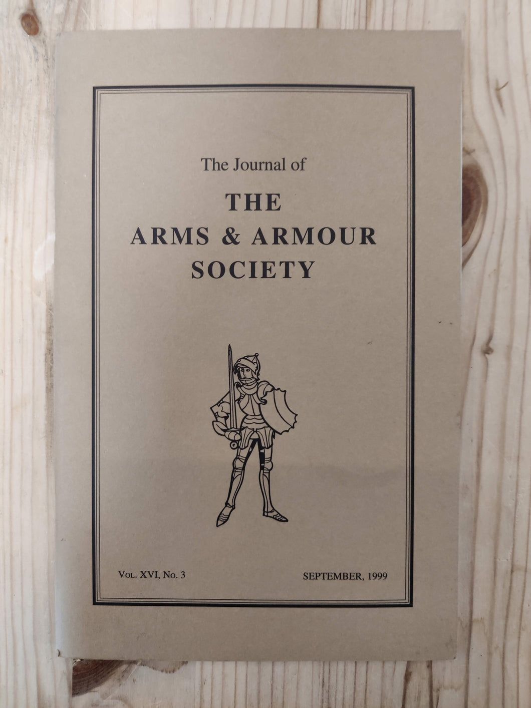 Journal of the Arms & Armour Society XVI, 3